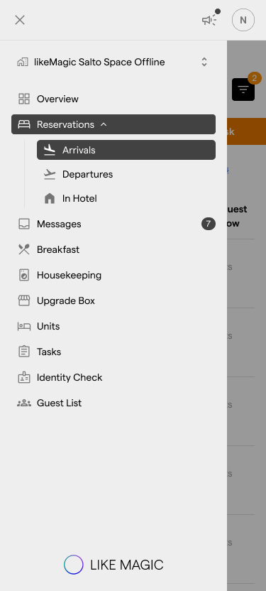 The Operations Platform on a mobile screen