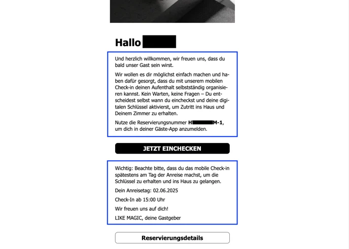 Grussformel und Abschluss der E-Mail