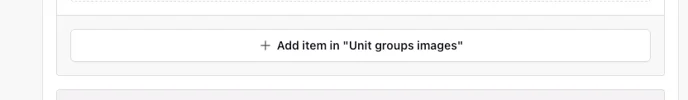 Feld Unit groups images mit der Aktion Add item