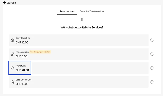 Service mit Icon und Titel, wie er auf der IBE erscheint